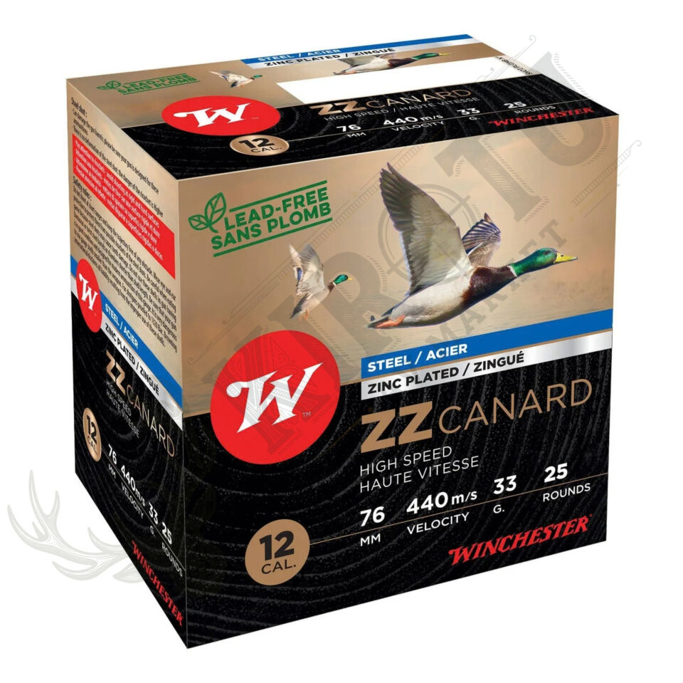 Winchester ZZ Canard 12 Kalibre Yüksek Hızlı Kurşunsuz Av Fişeği