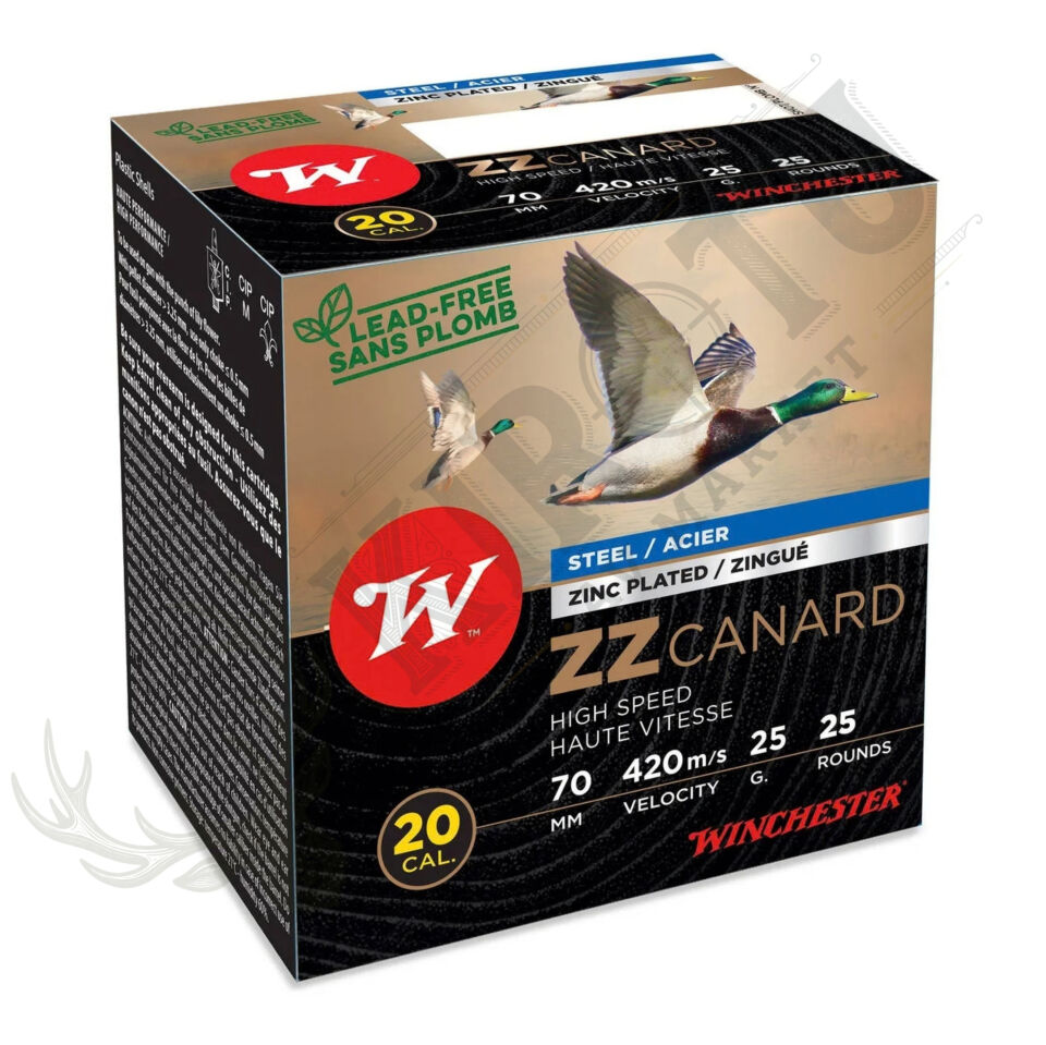 Winchester ZZ Canard 20 Kalibre Yüksek Hızlı Kurşunsuz Av Fişeği