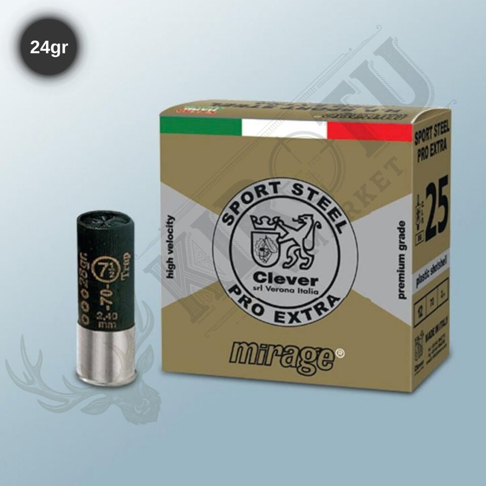 Mirage T4 Pro Extra Steel 24gr 12 Kalibre