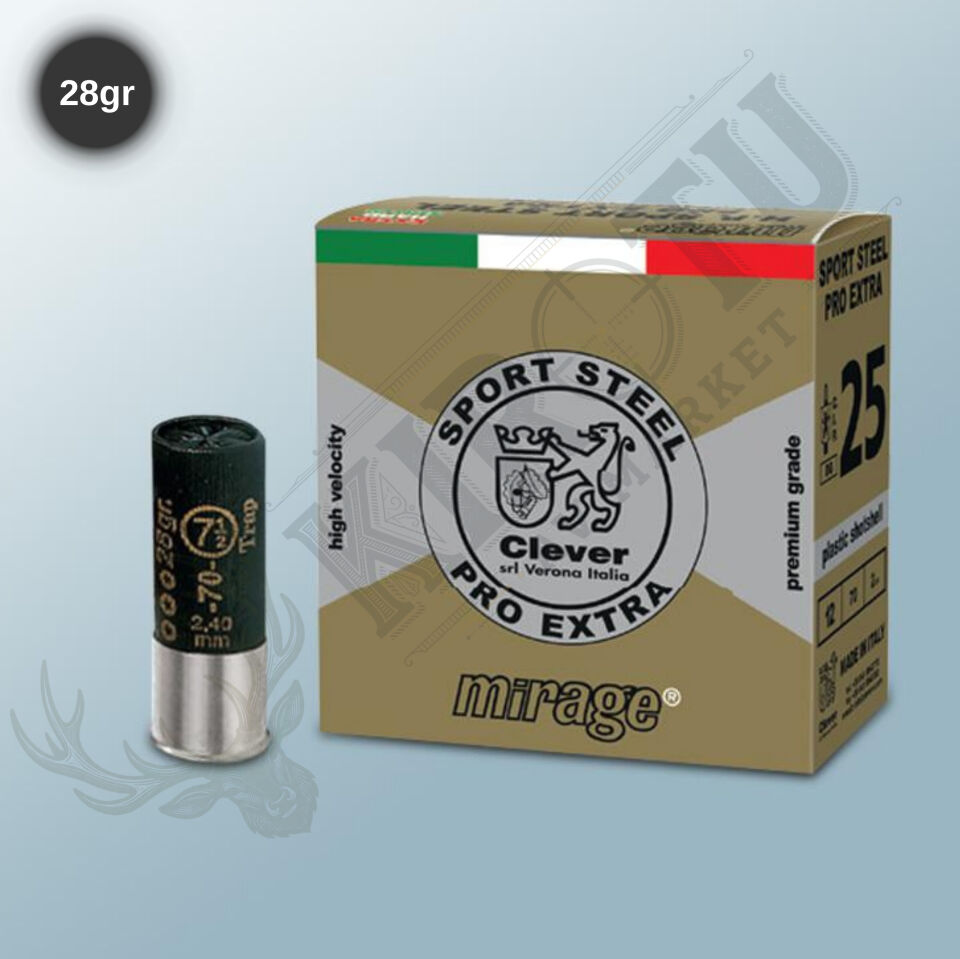 Mirage T4 Pro Extra Steel 28gr 12 Kalibre
