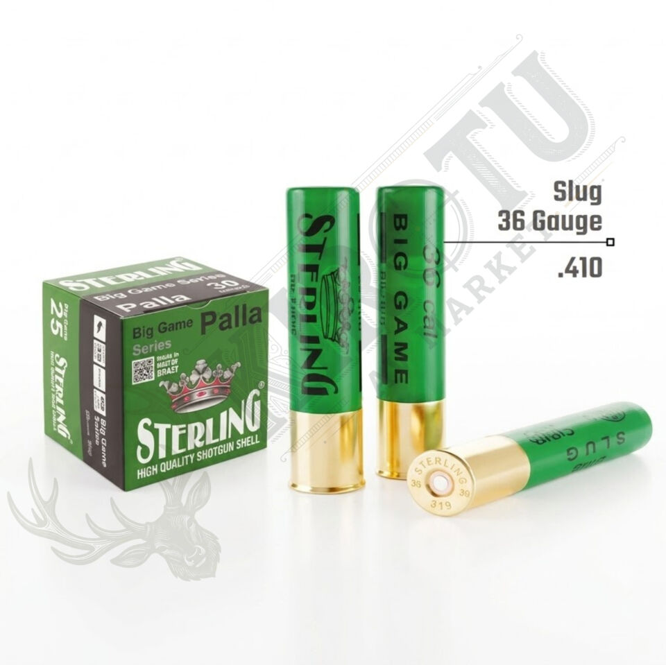 STERLING Big Game Serisi 36 Cal Tek Kurşun