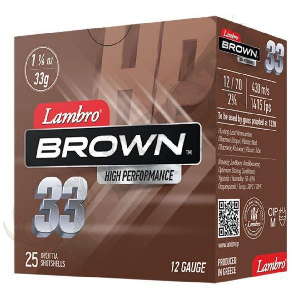 Lambro Brown High Performance 33 gr 12 Kalibre