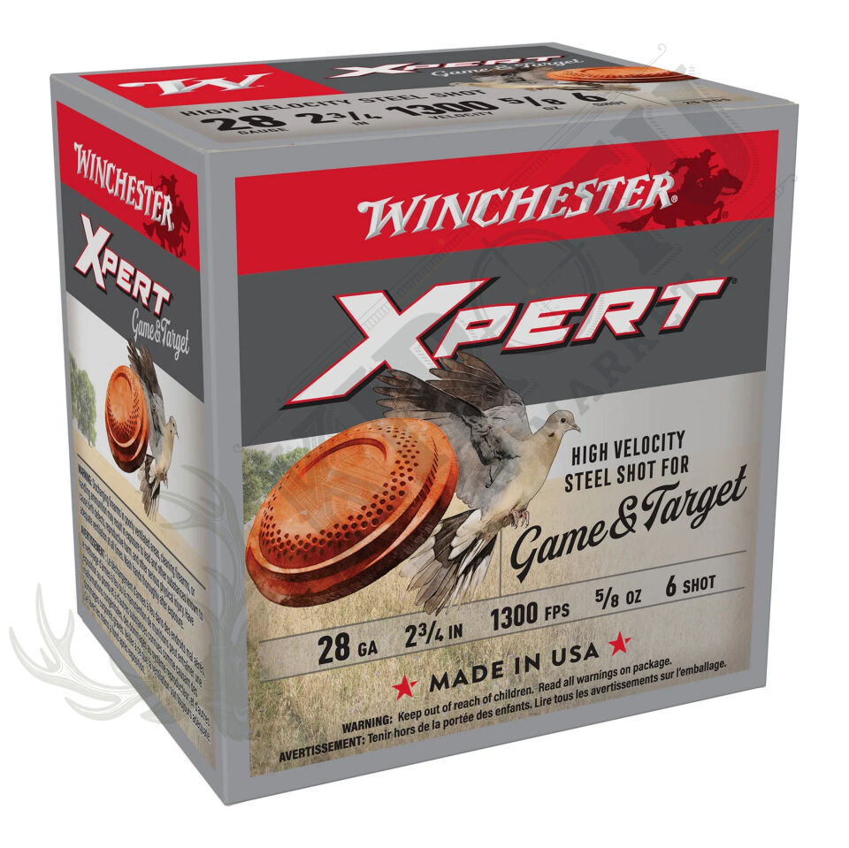 Winchester Steel Xpert 28 Kalibre Yüksek Hızlı Çelik Saçmalı Av Fişeği