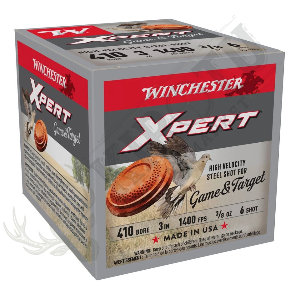 Winchester Steel Xpert .410 (36 Kalibre) Yüksek Hızlı Çelik Saçmalı Av Fişeği