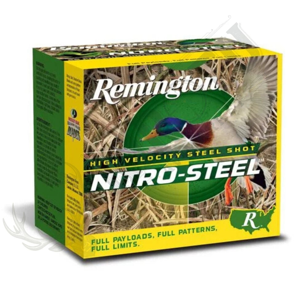 Remington Nitro-Steel Çelik Saçmalı Fişek – 16 Cal. (2-3/4'') - 26.59 gr Çelik Saçma (USA)