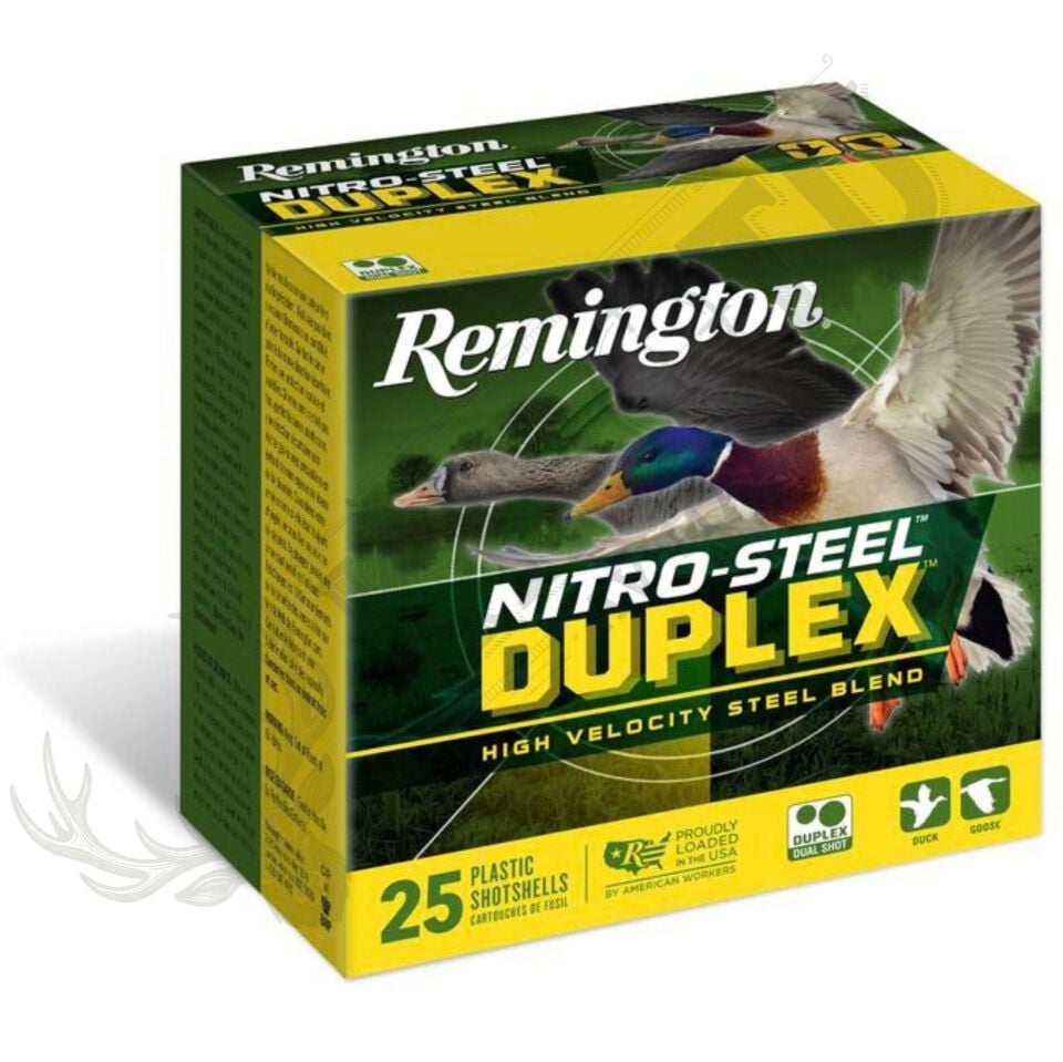 Remington Nitro-Steel Duplex Çift Boyutlu Çelik Saçmalı Fişek – 20 Cal. (3'' Magnum) - 28.35 gr Çelik Saçma (USA)