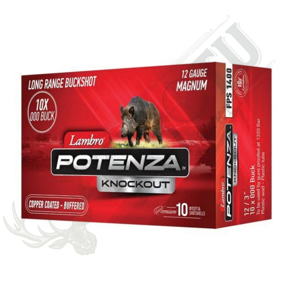 Lambro Potenza Knockout Magnum 10x9.1mm 12 Kalibre