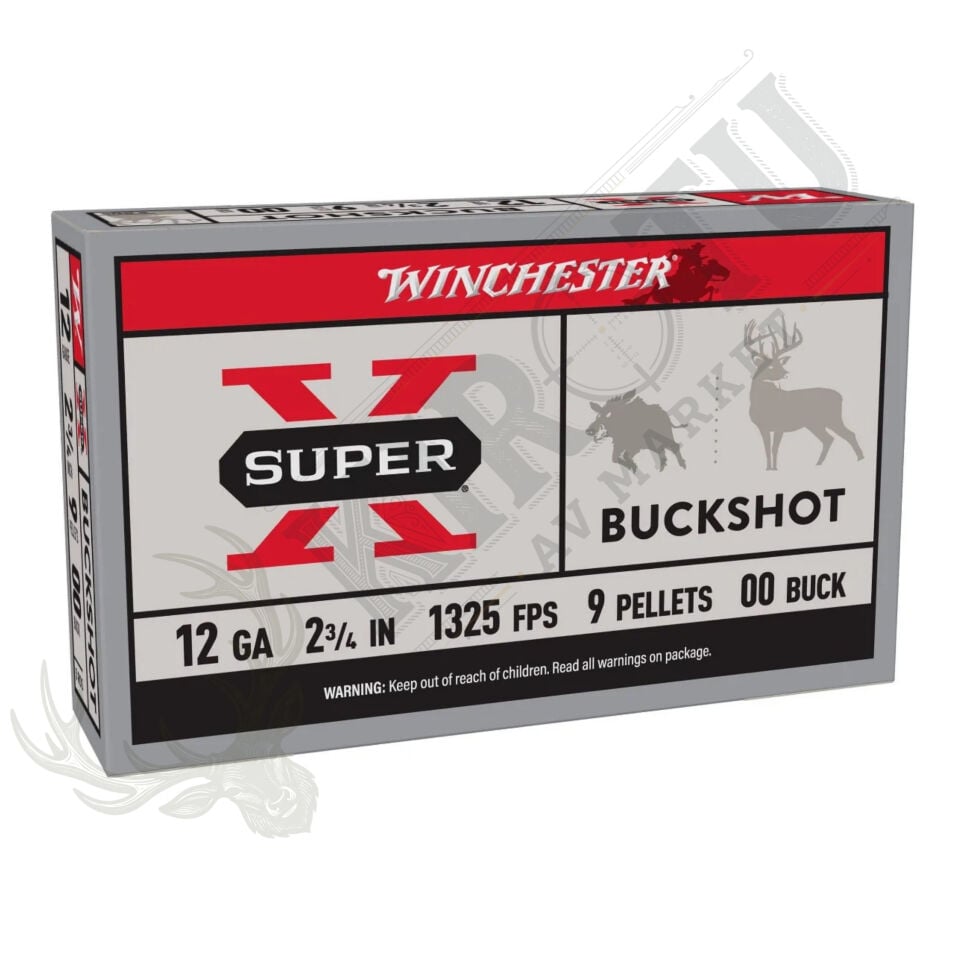 Winchester Super-X Buckshot 12 Kalibre 31.5g