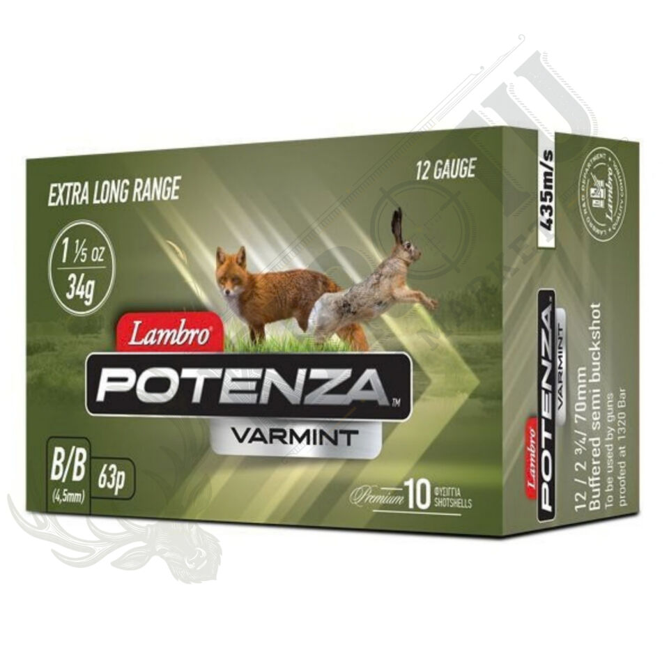 Lambro Potenza Varmint Magnum 34 gr 12 Kalibre