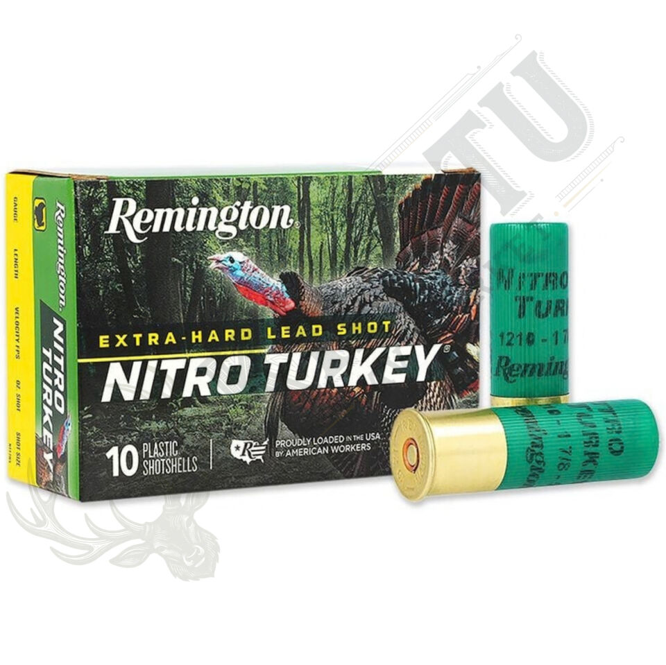 Remington Nitro Turkey Hindi Avı Fişeği – 12 Cal. (3'' Magnum) - 53.16 gr Kurşun Saçma (USA)