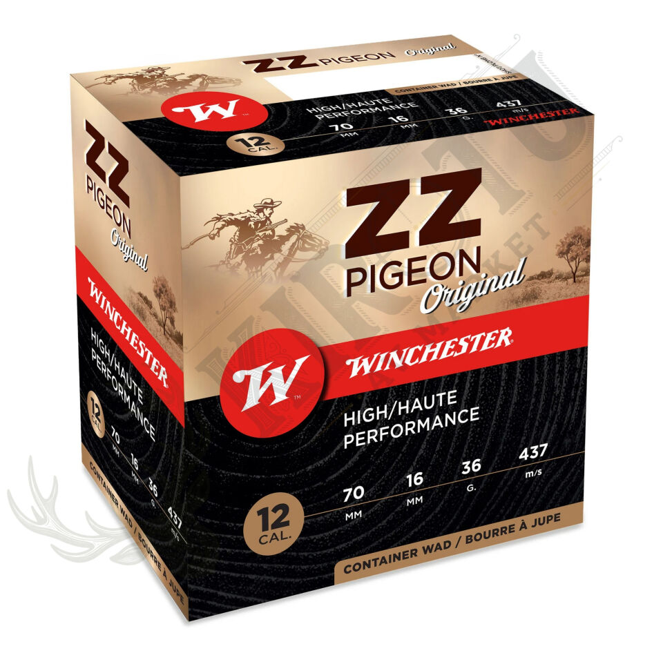 Winchester ZZ Pigeon 12 Kalibre Yüksek Hızlı Av Fişeği | Ağır Dolgulu Pasa ve Güvercin Fişeği