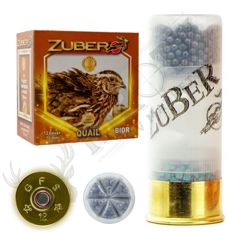 Zuber 12 Kal. 25gr. Av Fişeği – Bıldırcın Özel