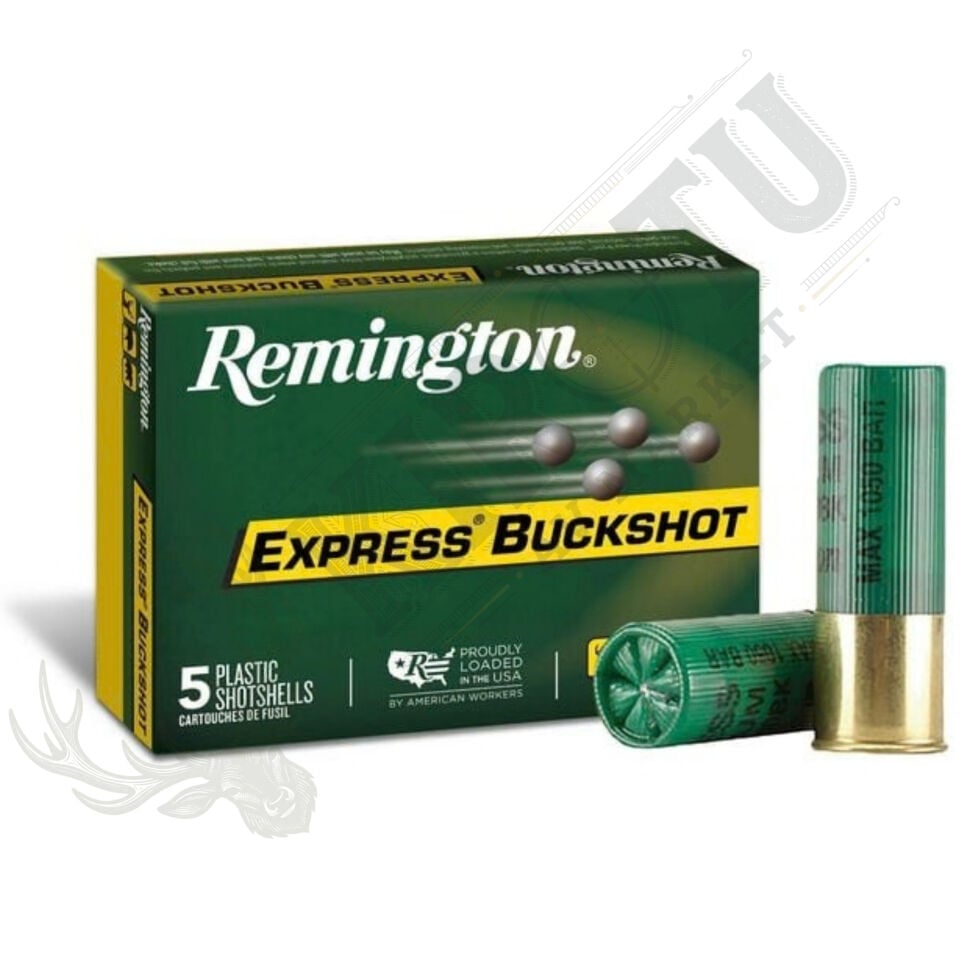 Remington Express Magnum Buckshot Fişek – 12 Cal. (3'') - 10 Bilye 000 Buck (USA)