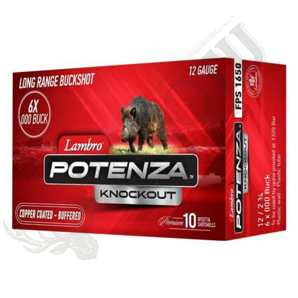 Lambro Potenza Knockout 6x9.1mm 12 Kalibre