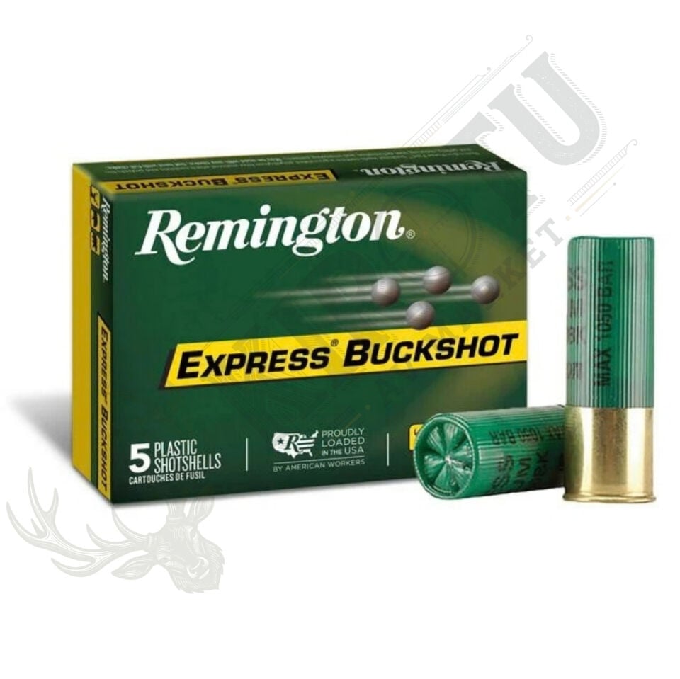 Remington Express Magnum Buckshot Fişek – 12 Cal. (2-3/4'') - 12 Bilye 00 Buck (USA)