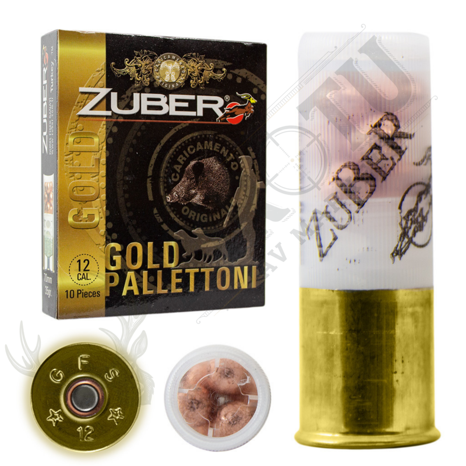 Zuber 12 Kal. Şevrotin Av Fişeği – Gold