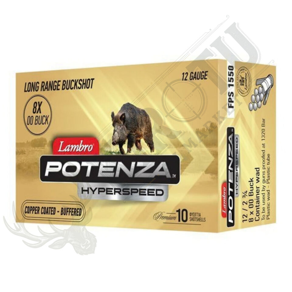 Lambro Potenza Hyperspeed 8x8.6mm 12 Kalibre