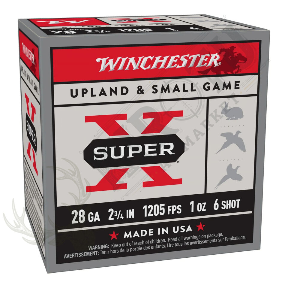 Winchester Super-X High Brass 28 Kalibre Av Fişeği | Yüksek Pirinç Tabanlı Upland Fişek