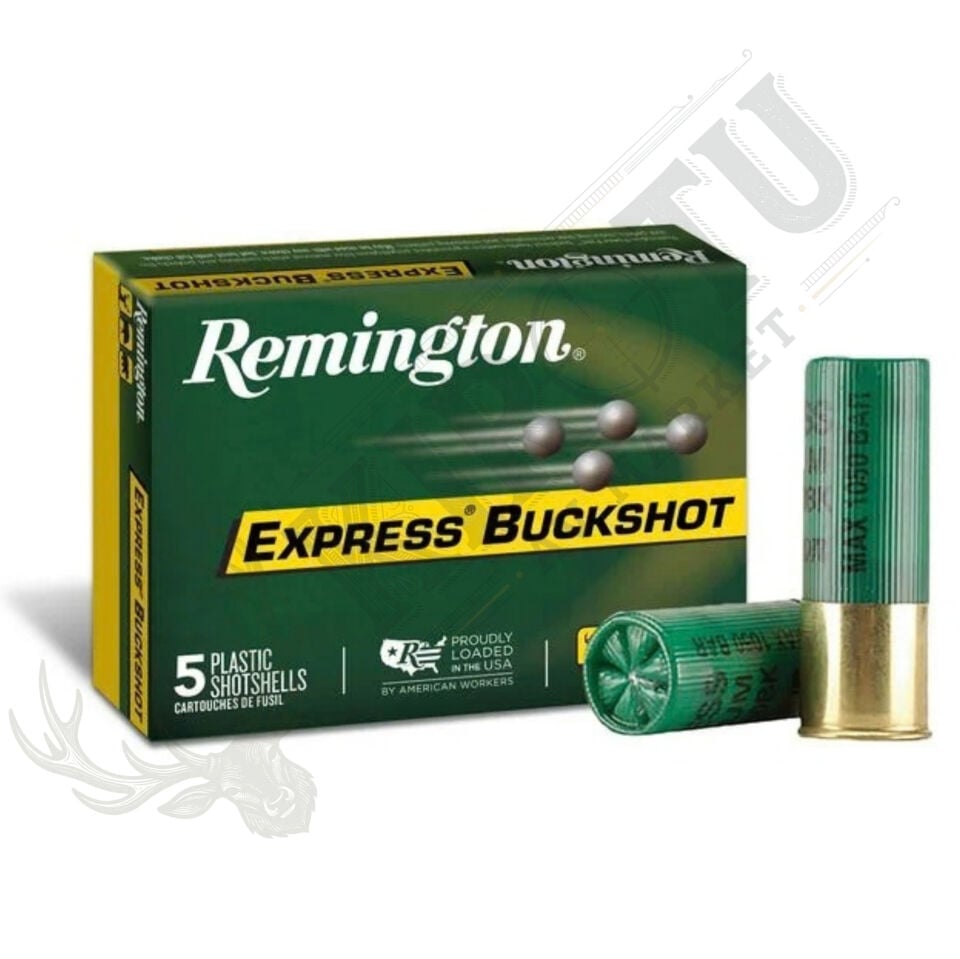 Remington Express Magnum Buckshot Fişek – 12 Cal. (3'') - 15 Bilye 00 Buck (USA)