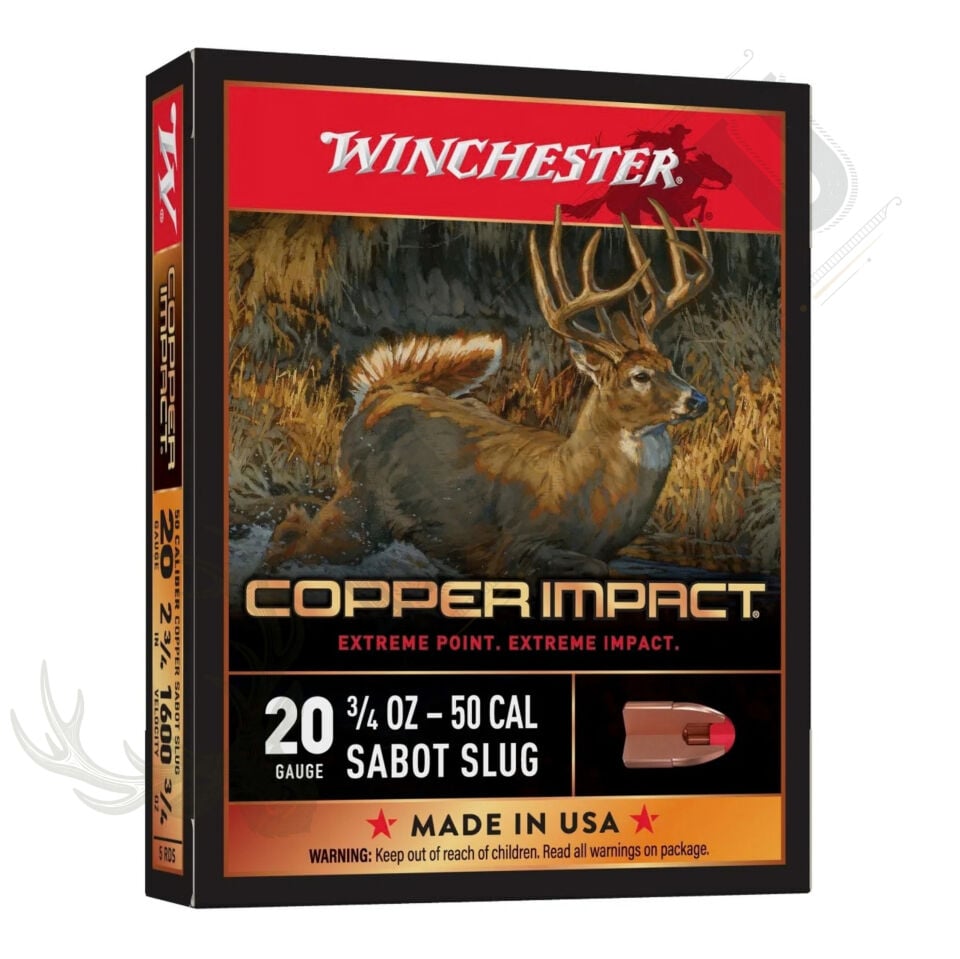 Winchester Copper Impact Slug 20 Kalibre 21g