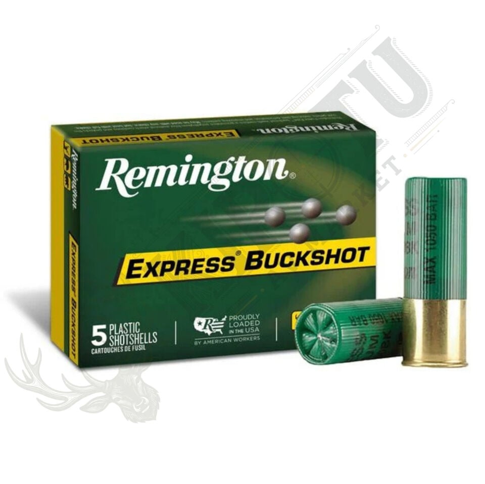 Remington Express Magnum Buckshot Fişek – 12 Cal. (3'') - 15 Bilye 00 Buck (USA)