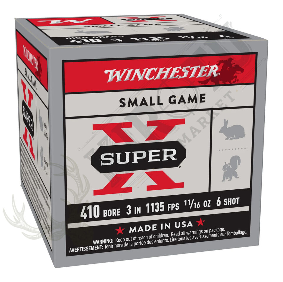 Winchester Super-X High Brass 36 Kalibre (.410 Bore) Av Fişeği | Yüksek Pirinç Tabanlı Upland Fişek