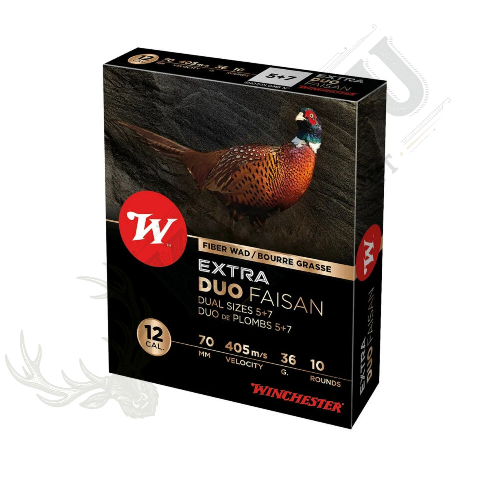 Winchester Extra Duo Faisan 12 Kalibre Av Fişeği | Çift Numara Saçmalı Sülün Fişeği