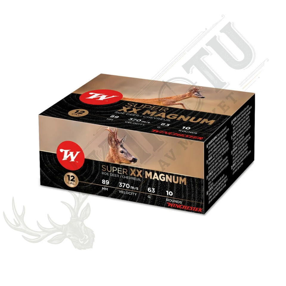 Winchester Super-XX Magnum 12 Kalibre Av Fişeği | 63 gr Magnum Ağır Dolgulu Av Fişeği