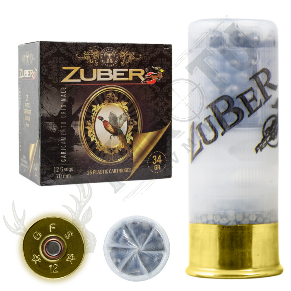 Zuber 12 Kal. Kurşun Av Fişeği – Tonda