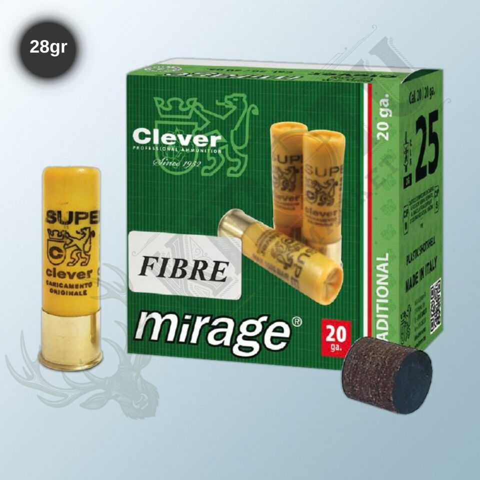 Mirage T3 Borra Feltro (Fibre) 28gr 20 Kalibre