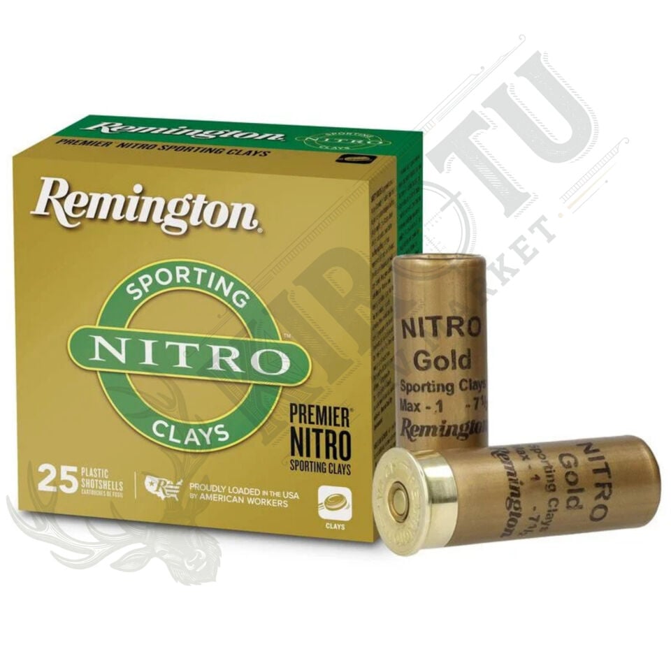 Remington Premier Nitro Sporting Clays Müsabaka Fişeği – 28 Cal. (2-3/4'') - 21.26 gr Kurşun Saçma (Gold Hull)