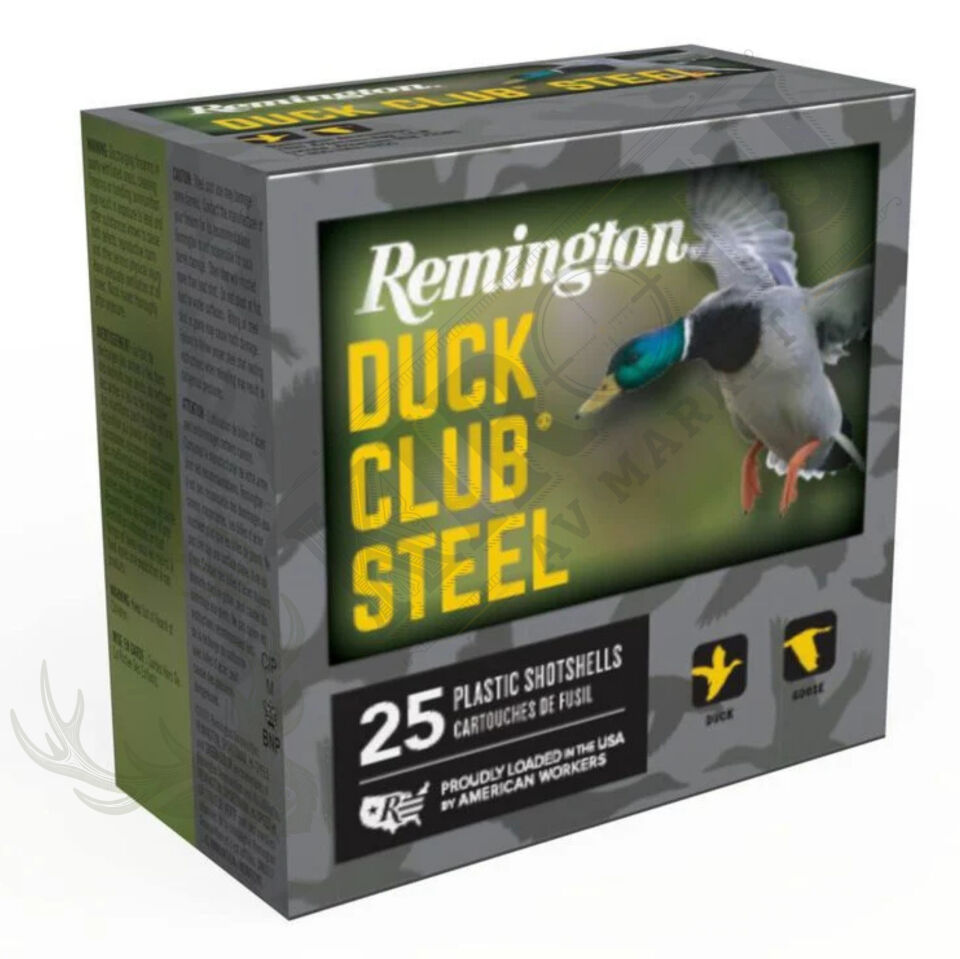 Remington Duck Club Steel Fişek – 12 Cal. (2-3/4'') - 31.89 gr (USA)