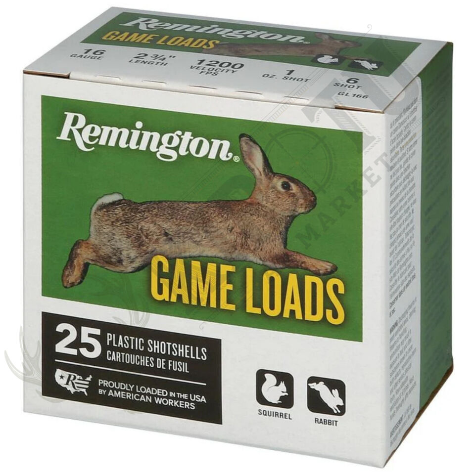 Remington Game Load Fişek – 16 Cal. (2-3/4'') - 28.35 gr (USA)