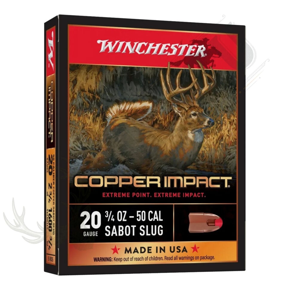 Winchester Copper Impact Slug 20 Kalibre 21g