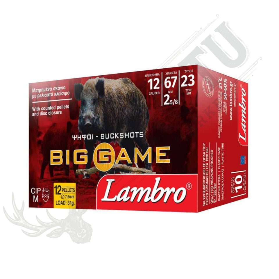 Lambro Büyük Av 12x7,6 mm 31 gr 12 Kalibre