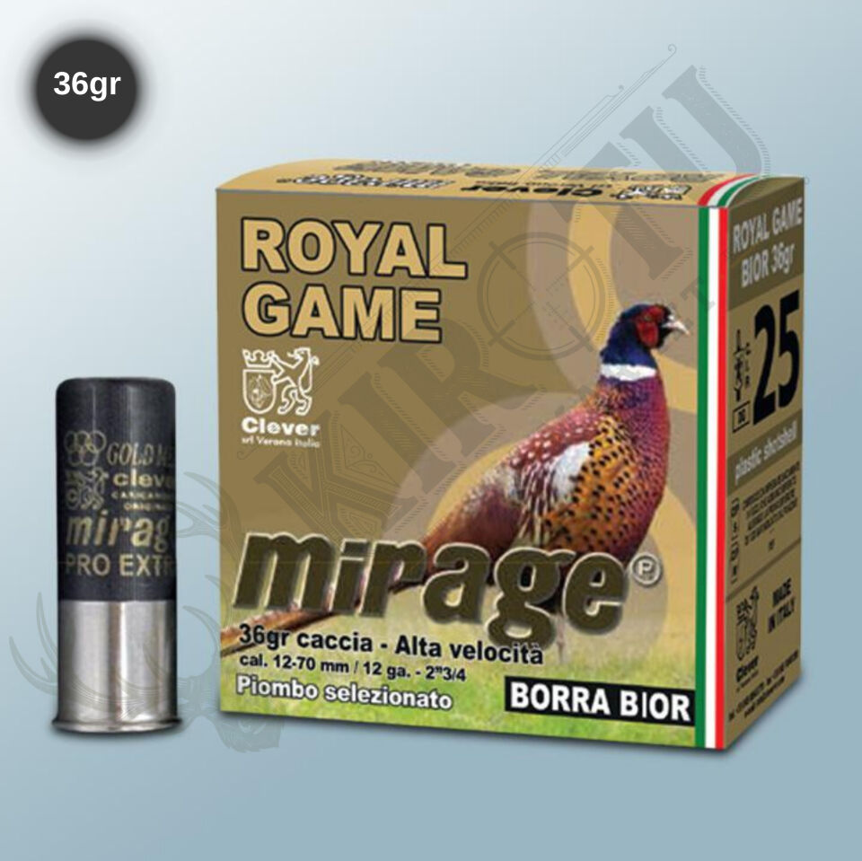 Mirage T4 Royal Game Bior Wad 36gr 12 Kalibre