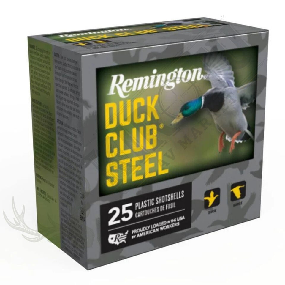Remington Duck Club Steel Fişek – 20 Cal. (3'' Magnum) - 28.35 gr (USA)