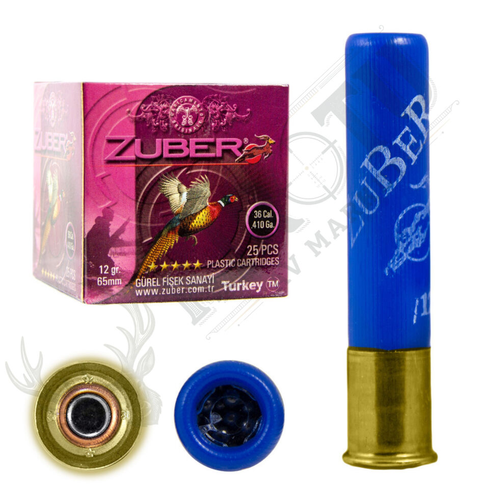 Zuber 36 Kal. (.410) 12gr. Av Fişeği