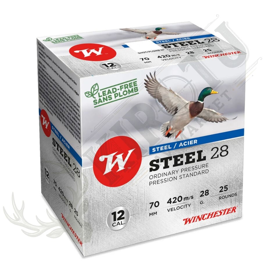 Winchester Steel 28 12 Kalibre Çelik Saçmalı Av Fişeği | Su Kuşları Avı İçin Çözüm