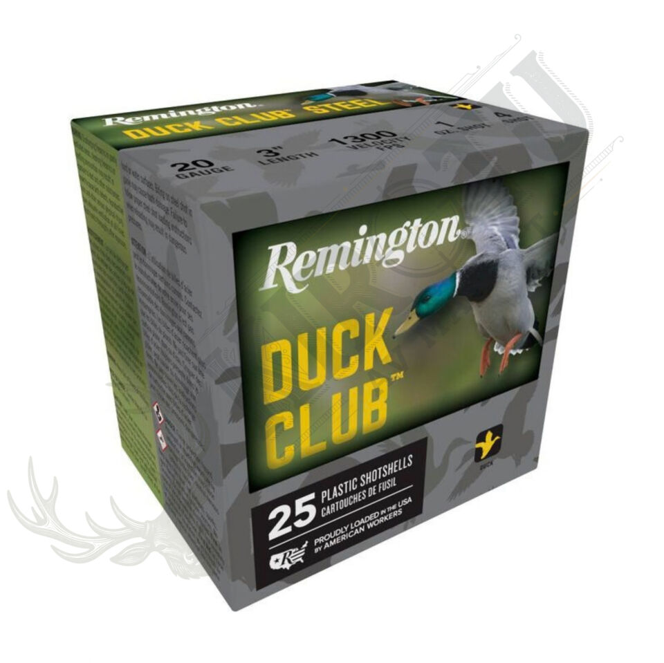 Remington Duck Club Steel Fişek – 20 Cal. (3'' Magnum) - 28.35 gr (USA)