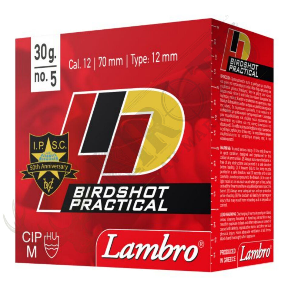Lambro Practical Birdshot 30 gr No.5 12 Kalibre