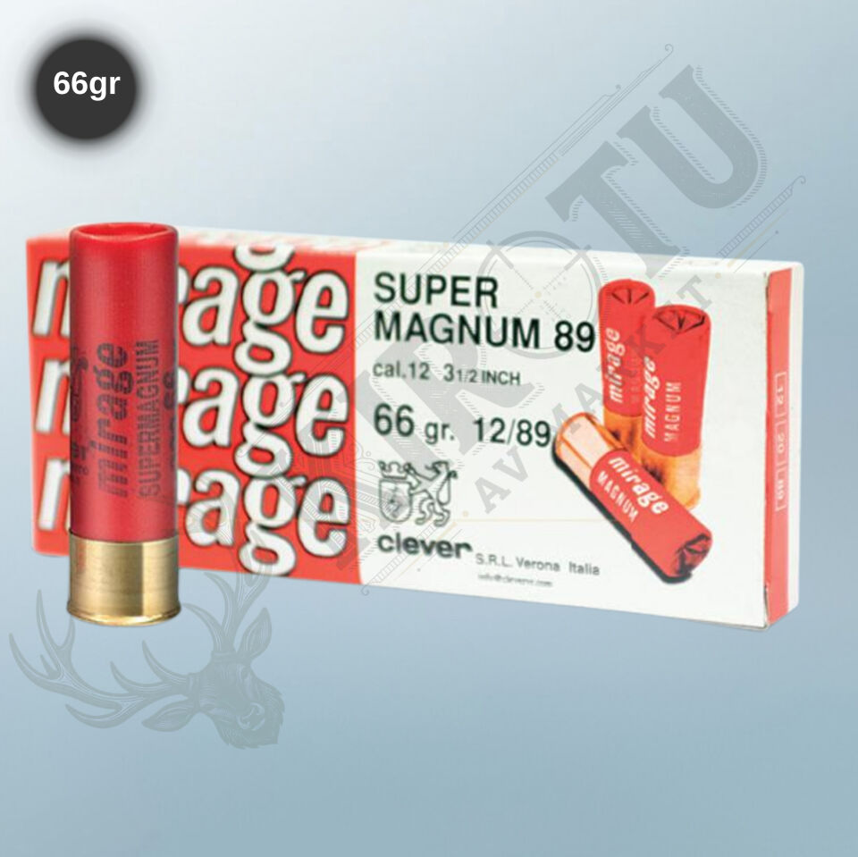 Mirage T3 Supermagnum Turkey Load  66gr 12 Kalibre