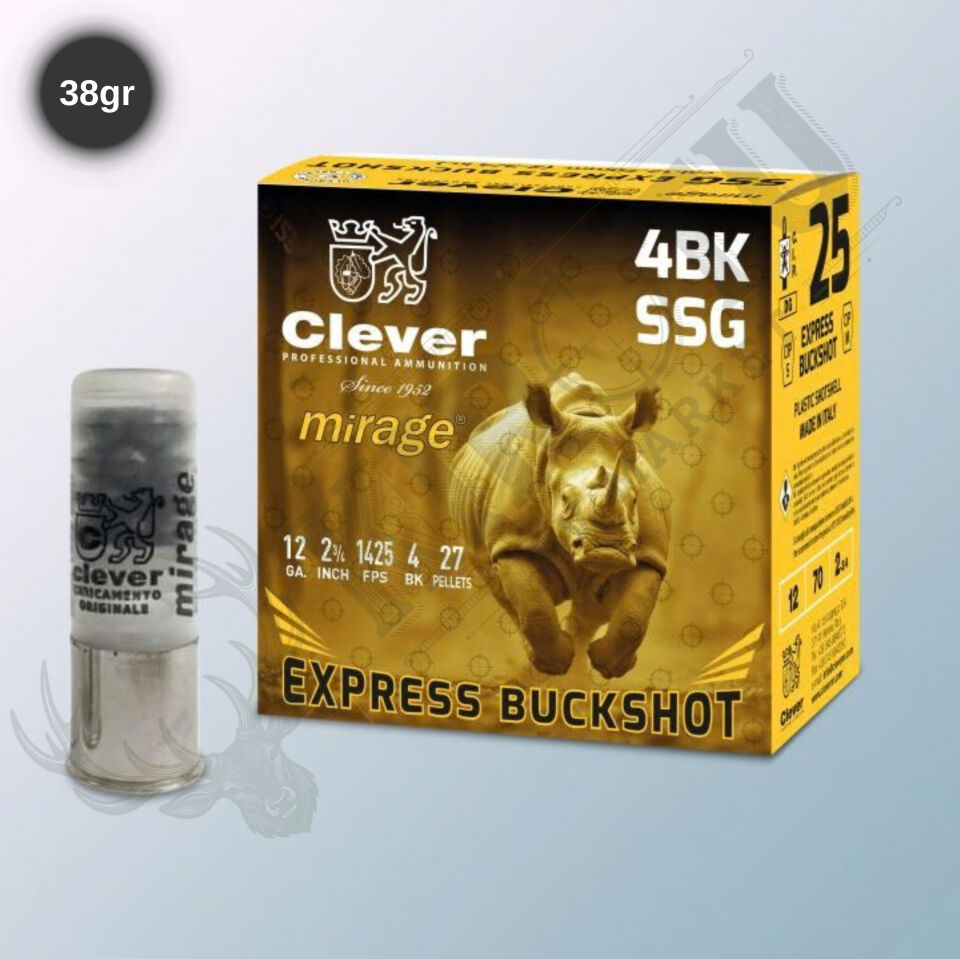 Mirage T4 Buckshot 4BK 27 Pellets 38gr  12 Kalibre