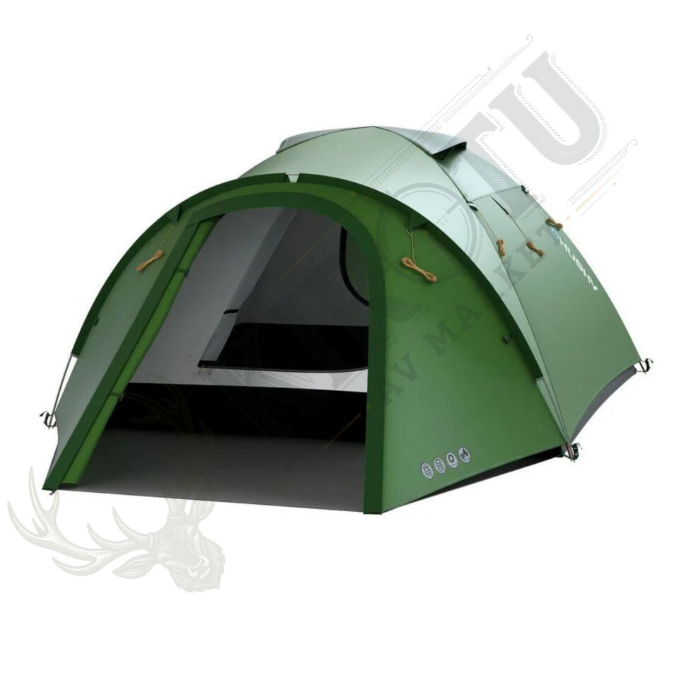 Husky Baron 3 Kişilik Çadır (Yeşil)