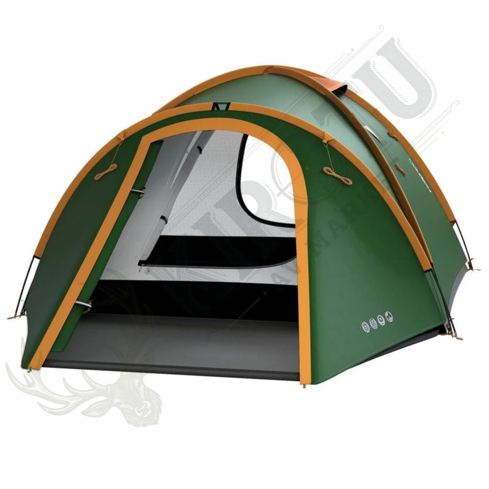 Husky Bizon Classic 4 Kişilik Çadır (Yeşil)