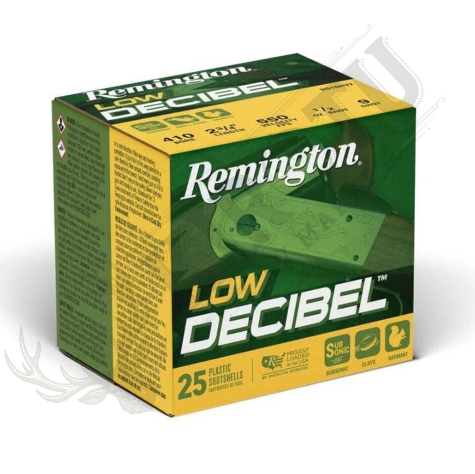 Remington Low Decibel Fişek – 36 Cal. (.410 Bore) (2-1/2'') - 14.17 gr Kurşun Saçma (USA)