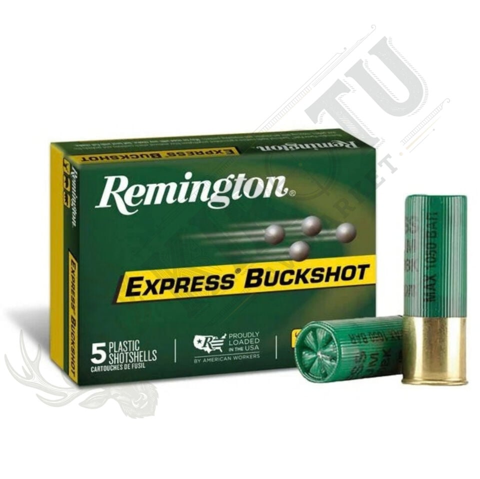 Remington Express Managed Recoil Şevrotin Fişek – 12 Cal. (2-3/4'') - 00 Buckshot / 8 Bilye (USA)