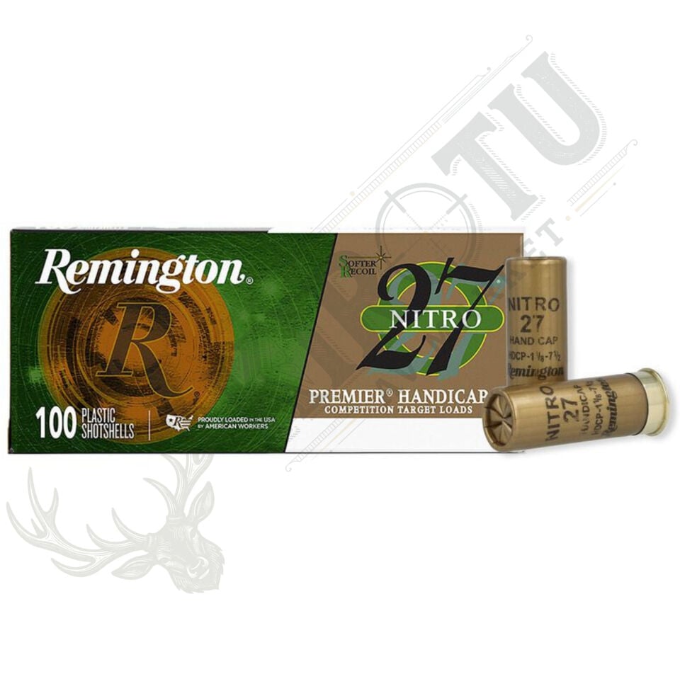 Remington Premier Nitro 27 Fişek – 12 Cal. (2-3/4'') - 31.89 gr Kurşun Saçma (100'lük Paket) (USA)