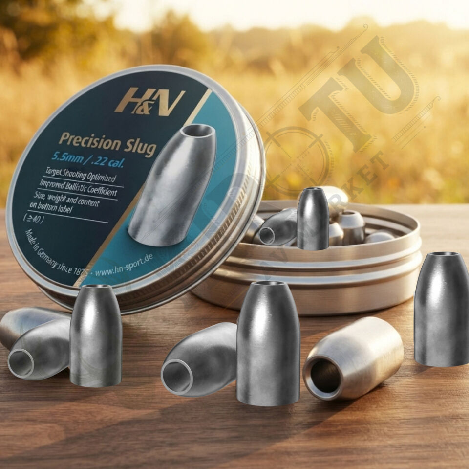 H&N Precision Slug 5.5 mm (.22 Caliber) 33 Grain Havalı Tüfek Saçması