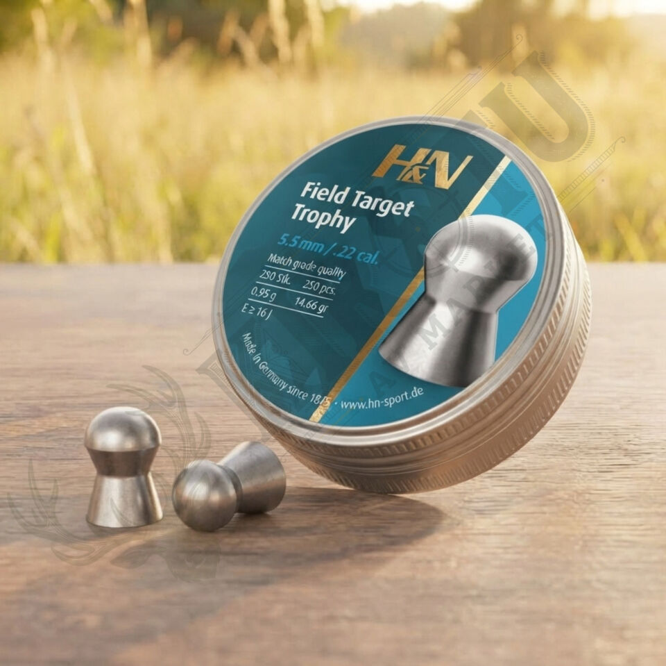 H&N Field Target Trophy 5.5 mm (.22 Caliber) 14.66 Grain Havalı Tüfek Saçması
